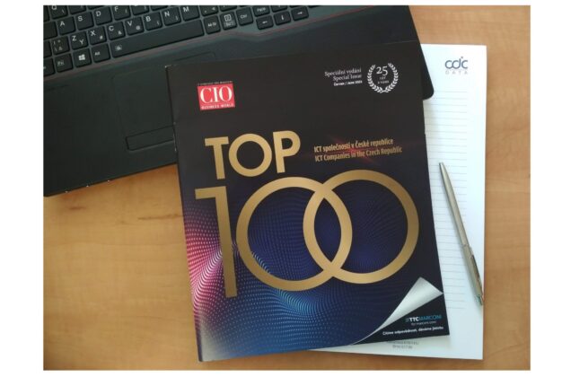 CDC Data součástí žebříku TOP 100 ICT společností v&nbsp;ČR pro rok 2021