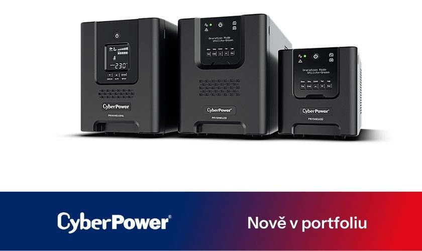 UPS systémy od CyberPower nově v&nbsp;našem portfoliu