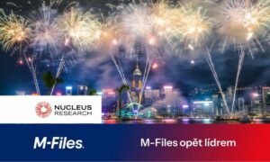 Společnost M-Files opět jmenována lídrem v&nbsp;Nucleus Research Value Matrix