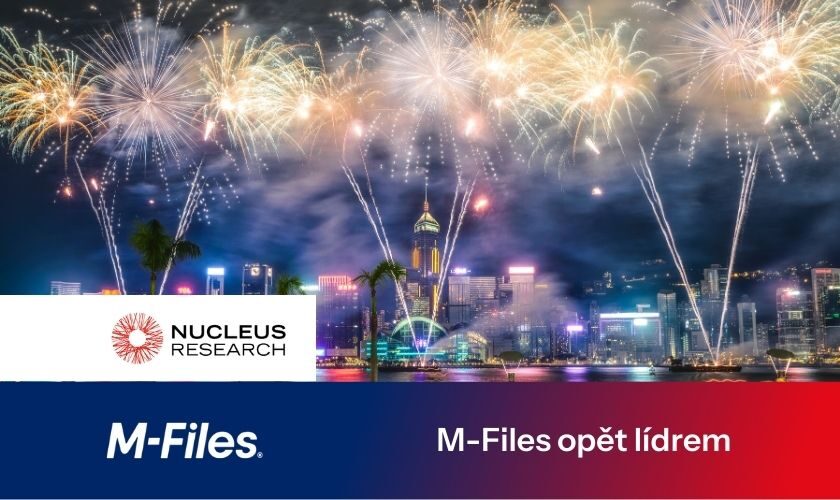 Společnost M-Files opět jmenována lídrem v&nbsp;Nucleus Research Value Matrix