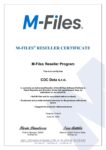 CDC Data M Files Authorized Reseller Certificate