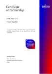 Fujitsu Certificate Of Partnership