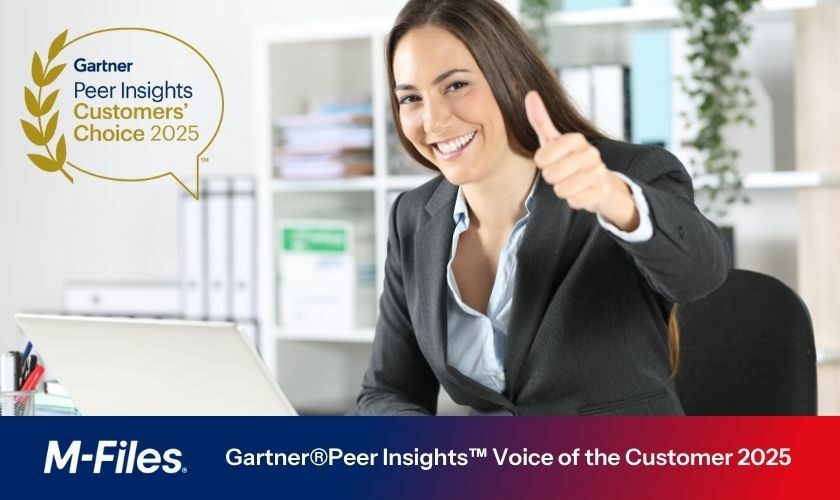 M-Files ocenění Gartner®Peer Insights™ jako volba zákazníků